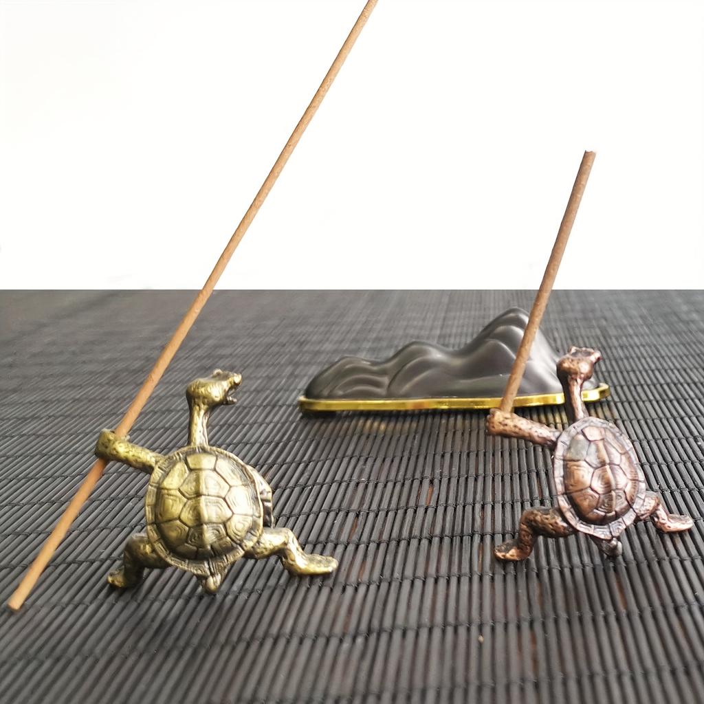 Zinc Alloy Meditation Burner for Yoga, Home, Office Candle Compatible Decoration Gift for Martial Arts Enthusiasts, Yoga Room Accessory