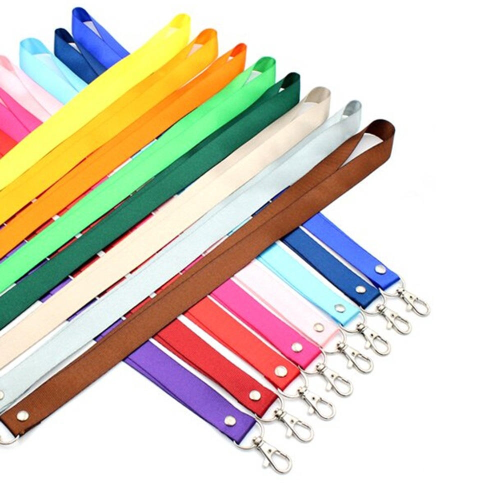Neck Strap Lanyard Safety Breakaway For Id Name Badge Holder Keys Metal Clip Sl