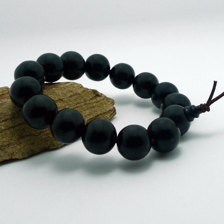 2cm Red Sandalwood Buddha Beads Bracelet - Gift Wooden Rosary