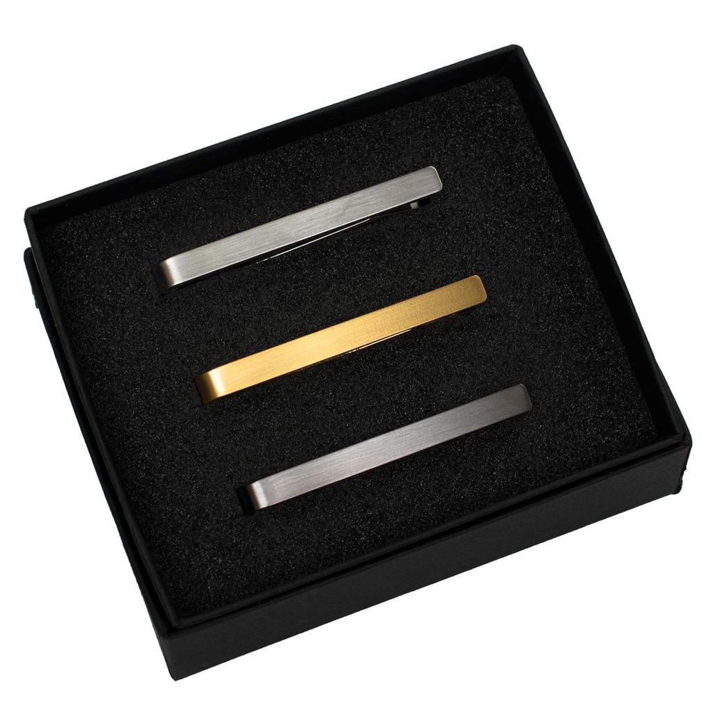 Tie Made In Clip Phosphor Satin Finished of [Tabarat] Pin, Men's, Japan, Type, Bronze, Tps-014 (Set 3)