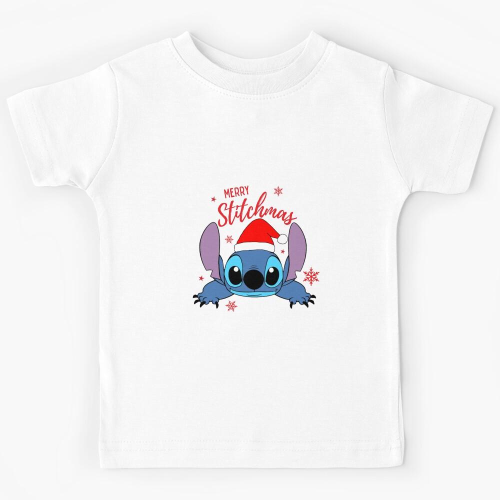 Santa´s little helper Stitch fan art Kids T-Shirt 120