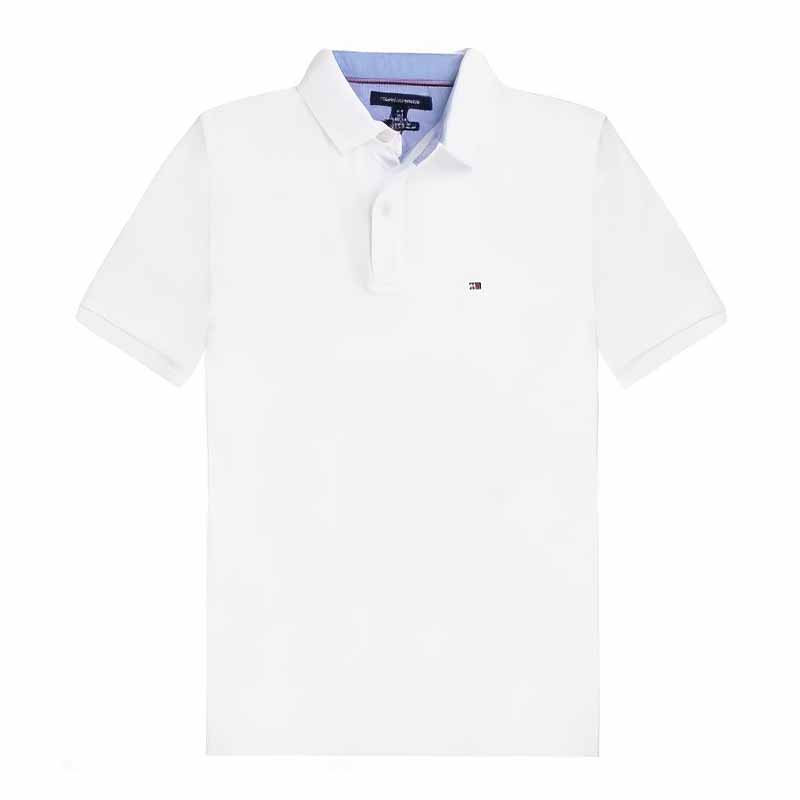 Tommy Hilfiger Polo Shirt Men's White 7803120-100