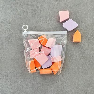 [Picasso] Collezioni Color Sponge Puff Set (17 Pieces)