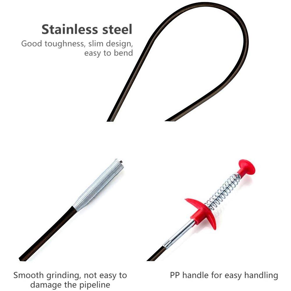 Flexible Grabber Claw Pick Up Reacher Tool With 4 Claws Bendable Hose Pickup Reaching Assist Tool for Litter Pick  Home Sink  Drains  Toilet