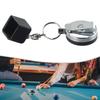 Cue Chalk Holder 32g Metal + Plastic Retractable Rope