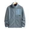 Boa fleece full zip jacket cold weather outer coat full zip outdoor warm lightweight jacket spring autumn winter unisex [FLYGAGA] men's women's