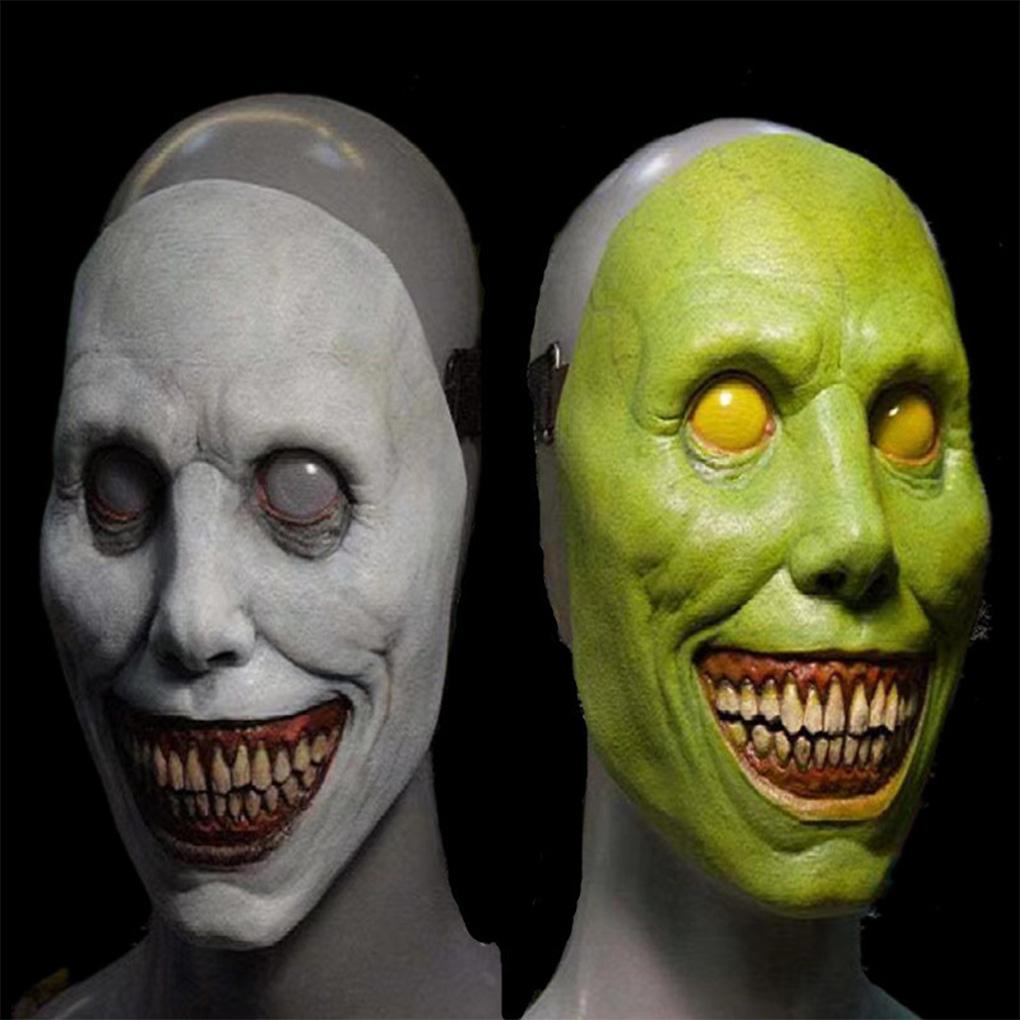 Griezelig Halloweenmasker Voor Afschrikwekkend Effect Gemaakt Van Vinyl Onderdompelen Om Geur Te Verwijderen Masker Halloween