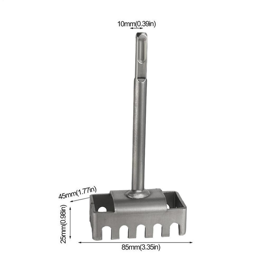 

Square Hole Cutter For Electrical Box,High Carbon Steel Rectangle Slot Cutter For Electric Hammer, Fast Wall Square Hole Puncher