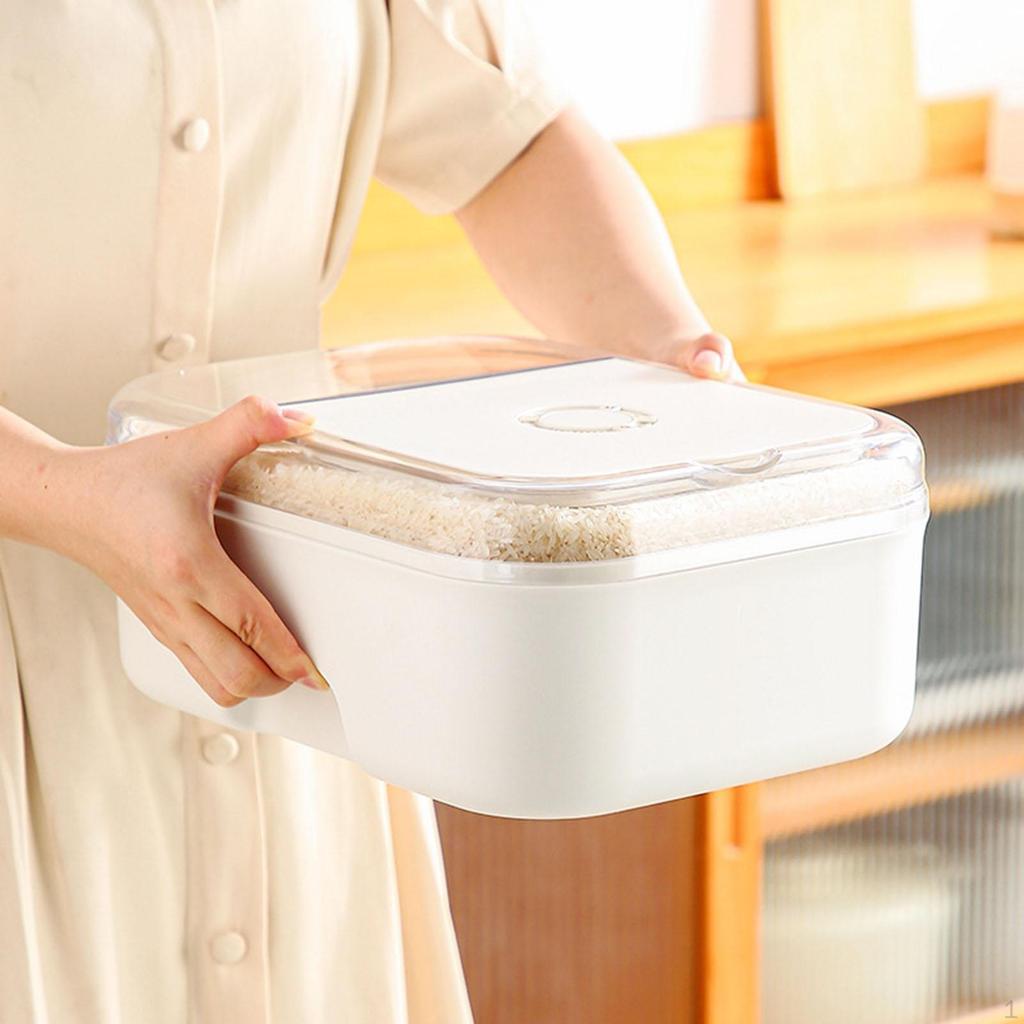Rice Container Cereal Container,Organization,Multifunctional,Sealed Dispenser Rage Bin for