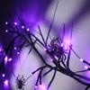 Outdoor Waterproof Halloween Ghost Festival Lighting Spider Twig Lights  Outdoor Decoration