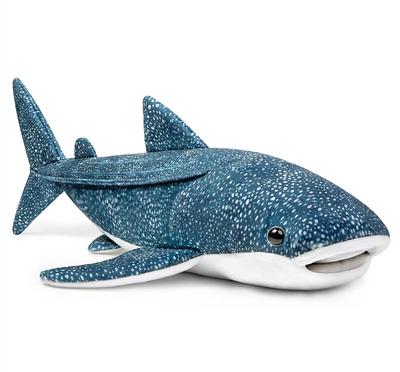 ZHONGXIN MADE Simulation Large Whale Shark Plush 52cm Realistic Blue Textured Whale Shark Plush Super Marine Life Shark Plush Kids Gift Series Toy,