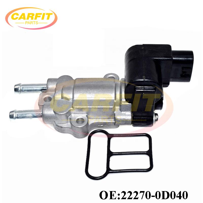 OEM 22270-0D040 22270-22061 22270-22060 136800-1820 IACV Idle Air Control Valve For Toyota Matrix Corolla Pontiac Vibe Car Parts