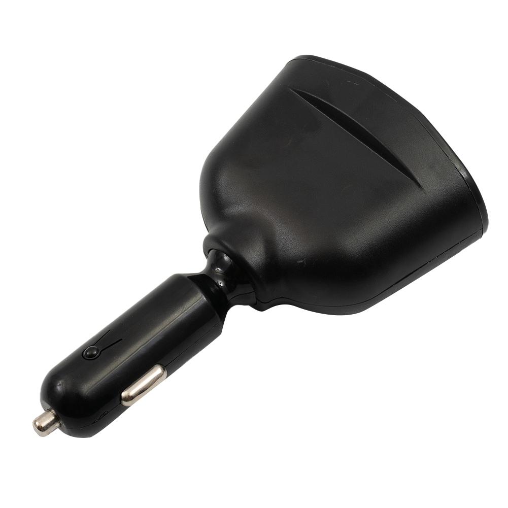 Car Charger Car Accessories 12V/24V ABS+PC Type-C+QC3.0+2.4A