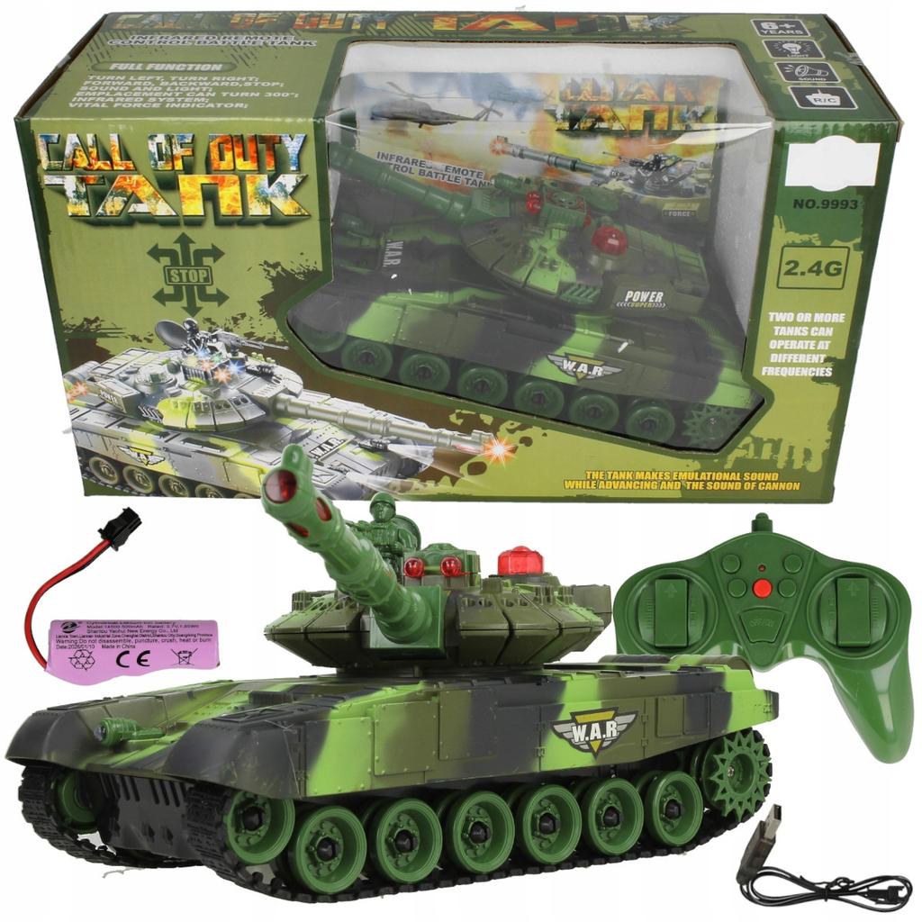 [PACZB] Remote-controlled tank shoots remote control 2.4G Z3384
