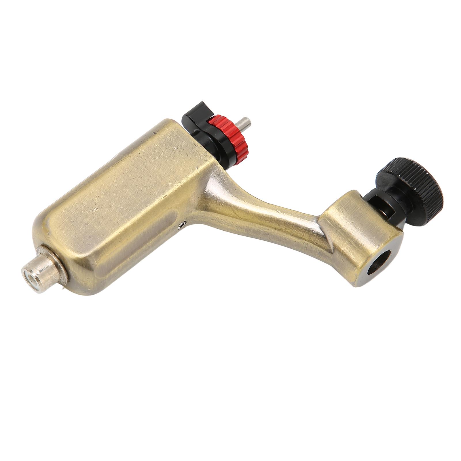 

Роторная тату-машинка из цинкового сплава с регулируемым интерфейсом RCA, подводкой и шейдером, мотор для машинки