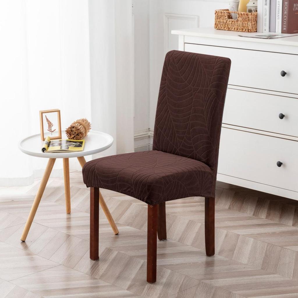 Waterproof High-Back Dining Chair Cover - Soft, Comfortable, Silky, Skin-Friendly Fabric