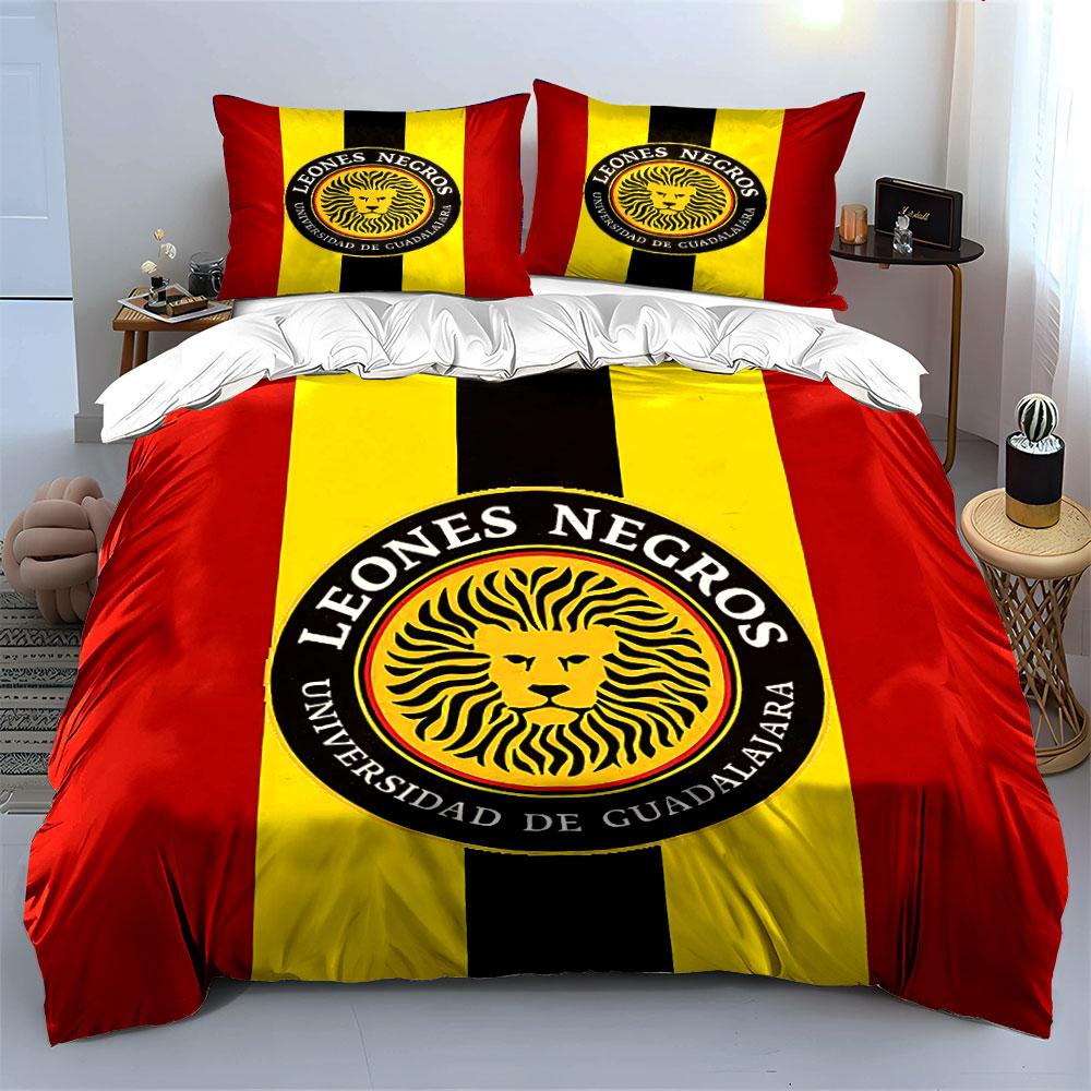 Leones Negros Lion Bedding Set Bedding Duvet Cover Set Duvet Cover Pillowcases (1 * Duvet Cover 2 * Pillowcases, without duvet insert)