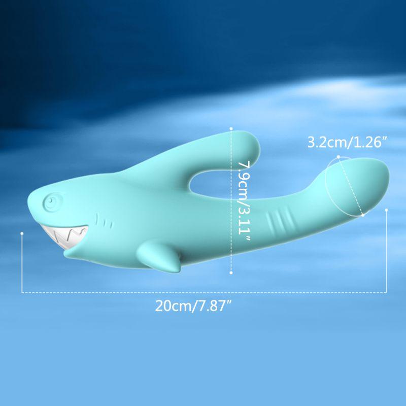 Blue Shark G Spot Clitoral Stimulation Rabbit Sex Toy Rabbit S