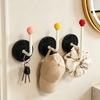 Hair Tie Storage Rack L Shape Hook No Drilling Large Capacity Hair Tie Holder with Anti-Fall Design Table Organizer for Bathroom Bedroom