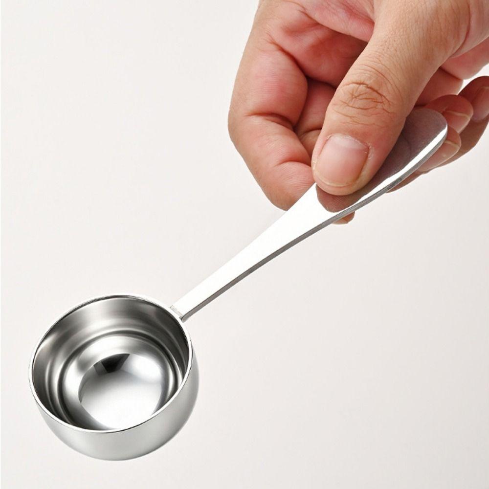 15ml Capacity Coffee Measuring Spoon Long Handle Coffee Brewing Spoon Loose Leaf Tea Scoop Kitchen