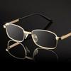 Design Reading Glasses Men and Women Full-frame Alloy Clear HD Lenses Presbyopia Eyeglasses Impact Scratch Resistant 0 ~ +400