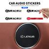 Neues Auto Audio Dekor 3D Aluminium Abzeichen Emblem Aufkleber für F SPORT IS250 IS200 CT200h GS300 LS430 RX450h LX570 IS300
