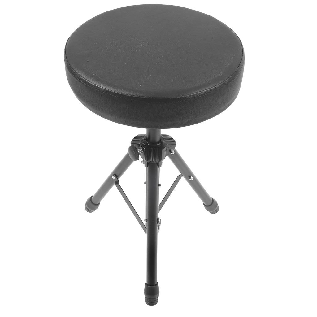 Drum Throne Padded Seat Collapsible Rotatable Drumming Stool Drum Set Accessories