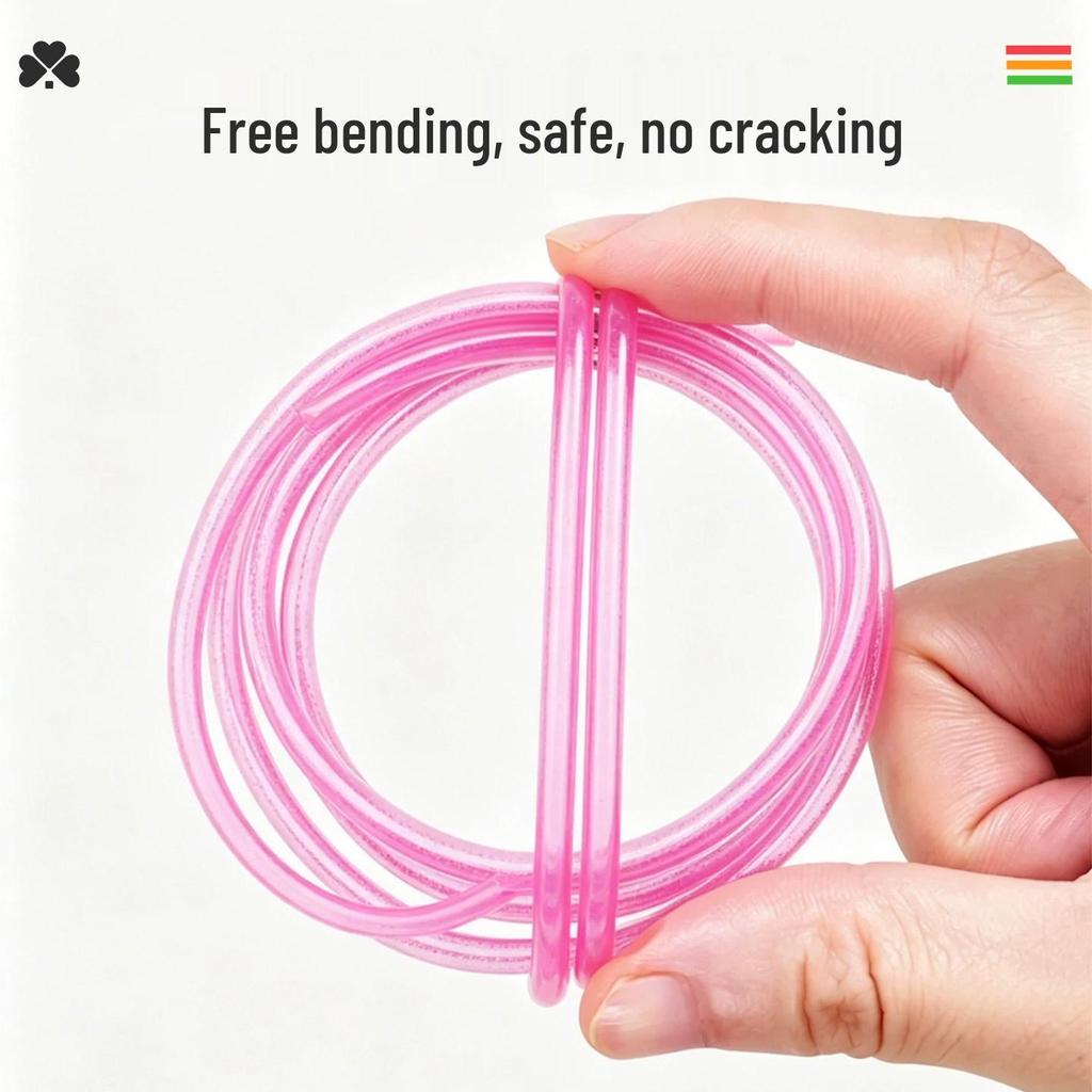 Creative Funny Straw Glasses: Cute, Extra-Long Soft Tube for Lazy Person and Kids to Enjoy Drinks in Style