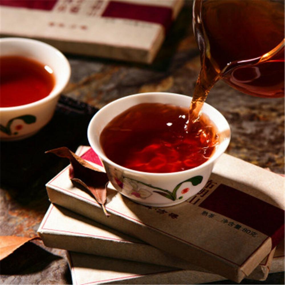Yunnan Pu Erh Ripe Tea Brick 80g Healthy Tasty