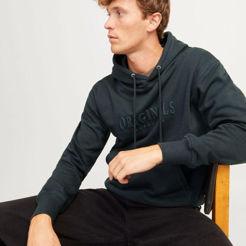 Sweat à capuche frederiksberg doux coton Homme JACK & JONES
