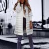 Fashionable Women's Long Down Vest Women's Casual Sleeveless Hooded Down Vest Jacket