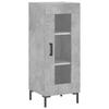 VidaXL Buffet Gris béton 34,5x34x90 cm Bois d'ingénierie 828800