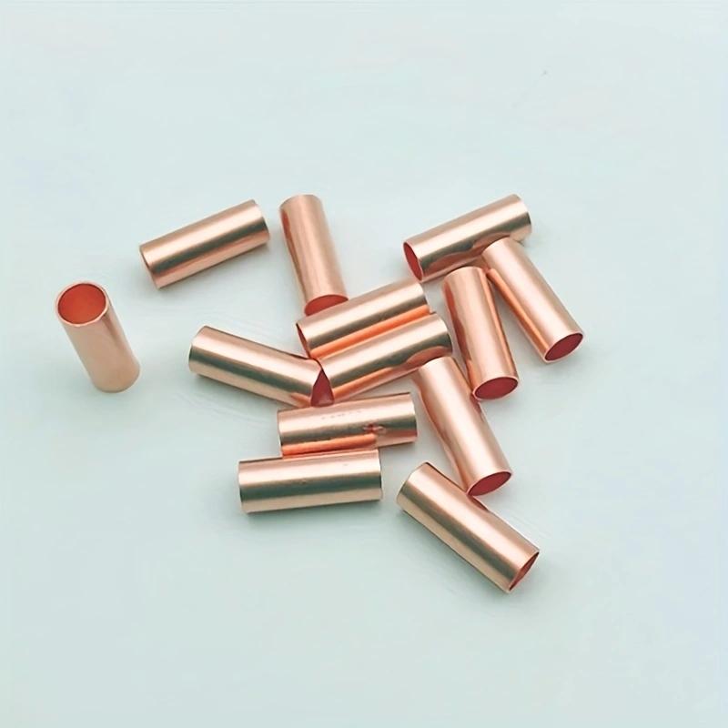 100Pcs Copper Ring Terminal Wire Crimp Connector Bare Cable Battery Terminals Soldered Connectors