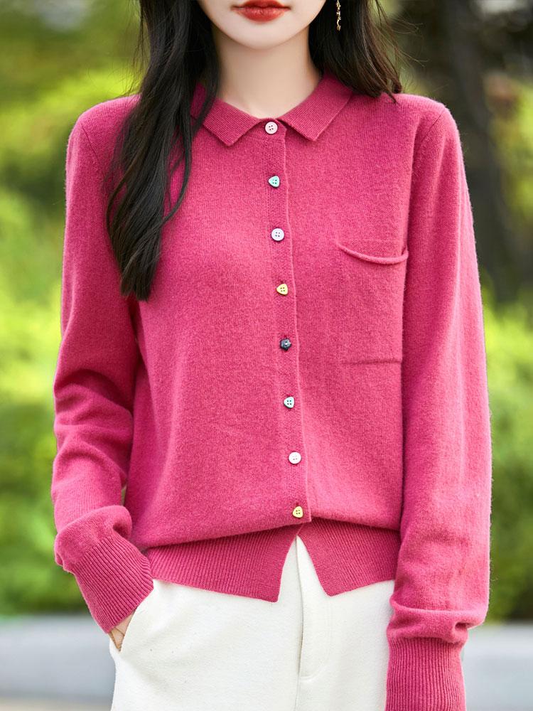 

Жіночий кашеміровий светр Qinghe кашемір 50% шовк 50% вовна Осінньо-зимовий кашеміровий пуловер м який і теплий XL Вишня