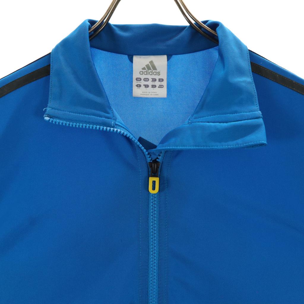 adidas Track jacket L Blue Jersey Men's Used