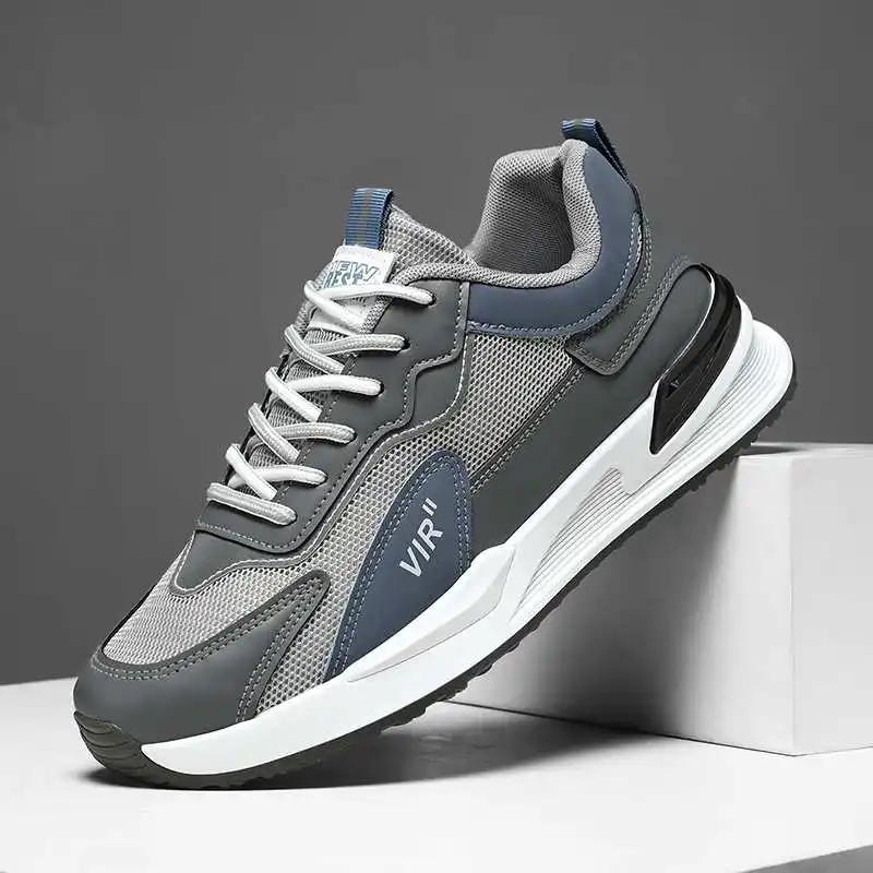 Fashion Lace Up Grey Shoes Women Summer Luxury Casual Dropshipping Sneakers White Woman Sport Sneakersy Shows Gifts New College