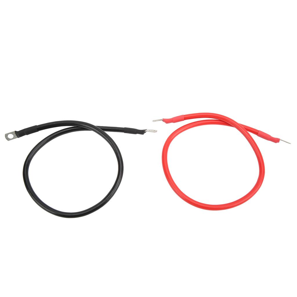 2pcs Battery Inverter Cable Red Black 8AWG Gauge Flexible PVC Waterproof for Car Boat Solar Energy