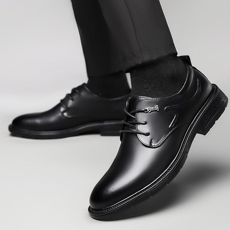 

Leather Shoes Men s Leather Business Dress Summer New Hollow Breathable Casual Large Size Groom Wedding Shoes 46