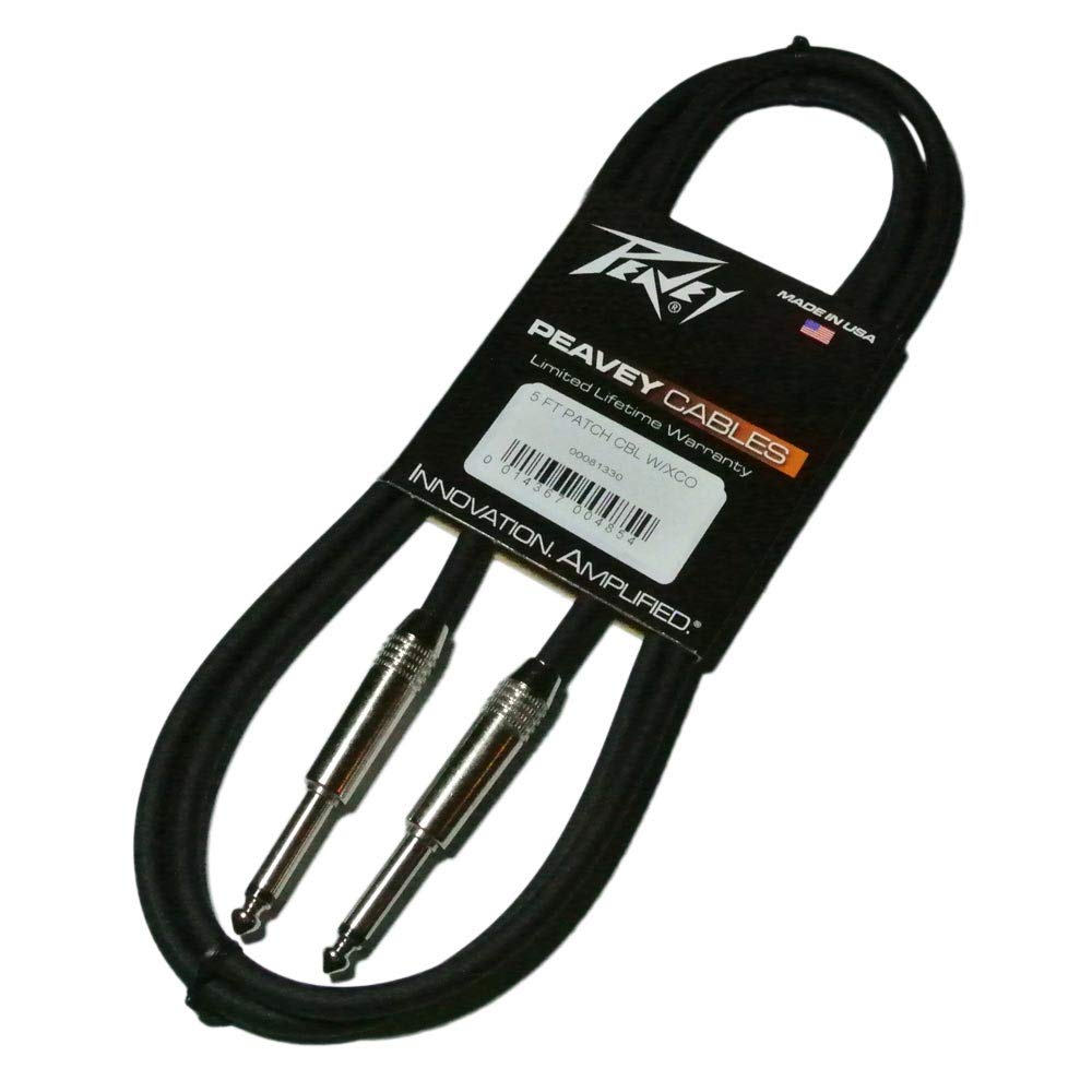 

PEAVEY Guitar Shield 5ft Instrument Cable XCON Lifetime Warranty Included 1.5m [ ] чёрный