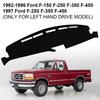 Dash Mat Carpet Dashboard Cover Dash Mat For 1992-1995 1996 Ford F150 F250 F350