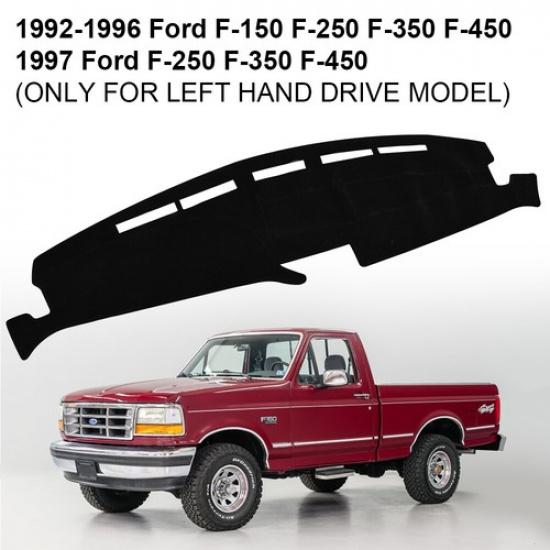 Dash Mat Carpet Dashboard Cover Dash Mat For 1992-1995 1996 Ford F150 F250 F350