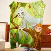 Animation T-The Secret Of K-Kells Throw Flannel Throw Blanket, Lightweight Cozy, Durable Washable Cute Cool