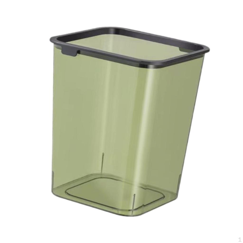 15L Kitchen Trash , Open Top Snack Containers, Perfect Dust Bins for Homes And Offices