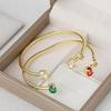 European and American New Simple Women's Hand Jewelry LOVE Open Bracelet Geometric Bracelet Jewelry