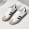 Water dyed oil wax leather retro classic shoes casual board shoes couple new casual sports shoes little white shoe board