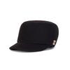 VARZAR VA Square Studded Wool Bellboy Cap Black