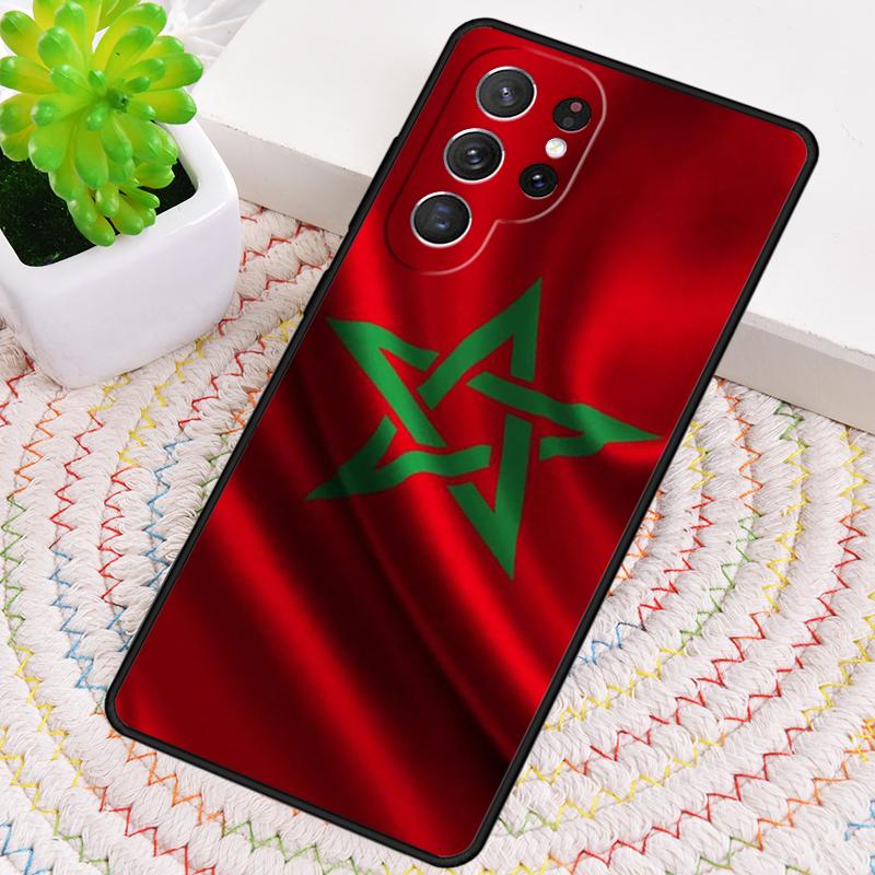 Morocco Flag Moroccan Unique Silicone Phone Case For Samsung Galaxy note 10 pro S26 S25 S24 S23 S22 S21 Plus S25Ultra Capa Cover