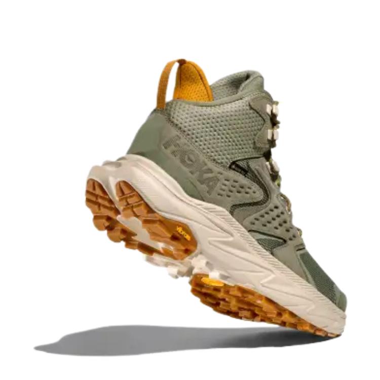 HOKA One One Anacapa 2 Comfortable Mesh Cushioning Mid-Top Running Shoes Men Running Shoes Green 1141633-SMLK