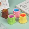 Squeeze Squirrel Stump Cup Pinching Toy with Music for Kids Antistress Fidget Decompression Tree Stump Miniature Weird Play