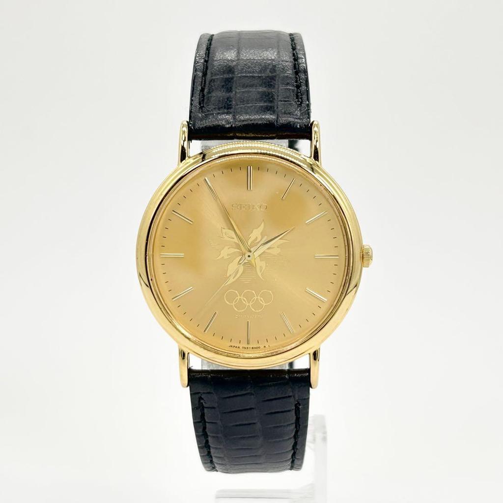 [USED] SEIKO Olympic 7N21-8A00 Quartz Wristwatch